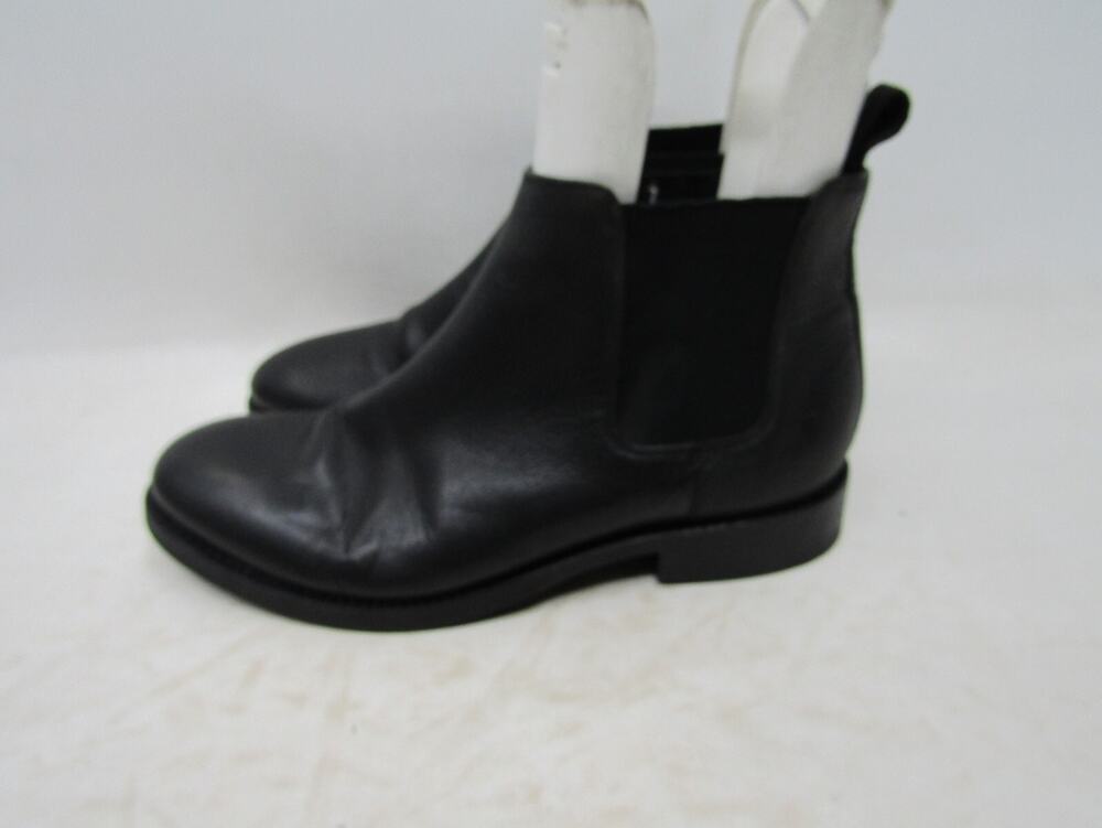 Frye Mens Size 7 D Black Leather Ankle Chelsea Boots